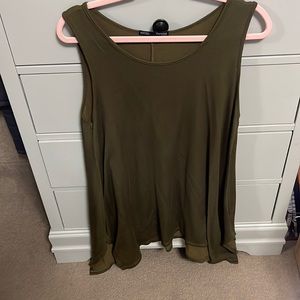 Hunter green tunic
